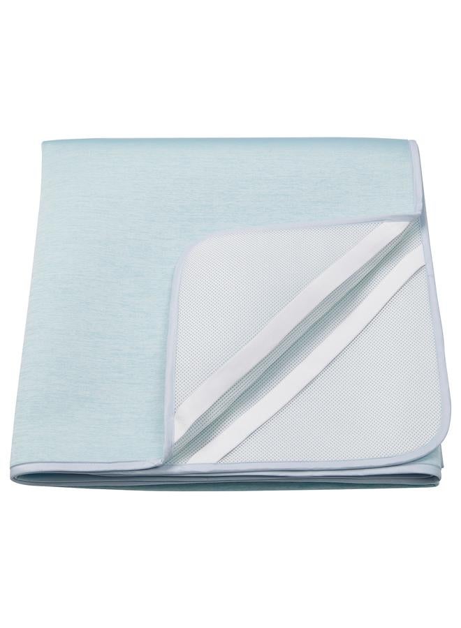 Zaboon Mattress protector, light blue, 160x200 cm - Image 1