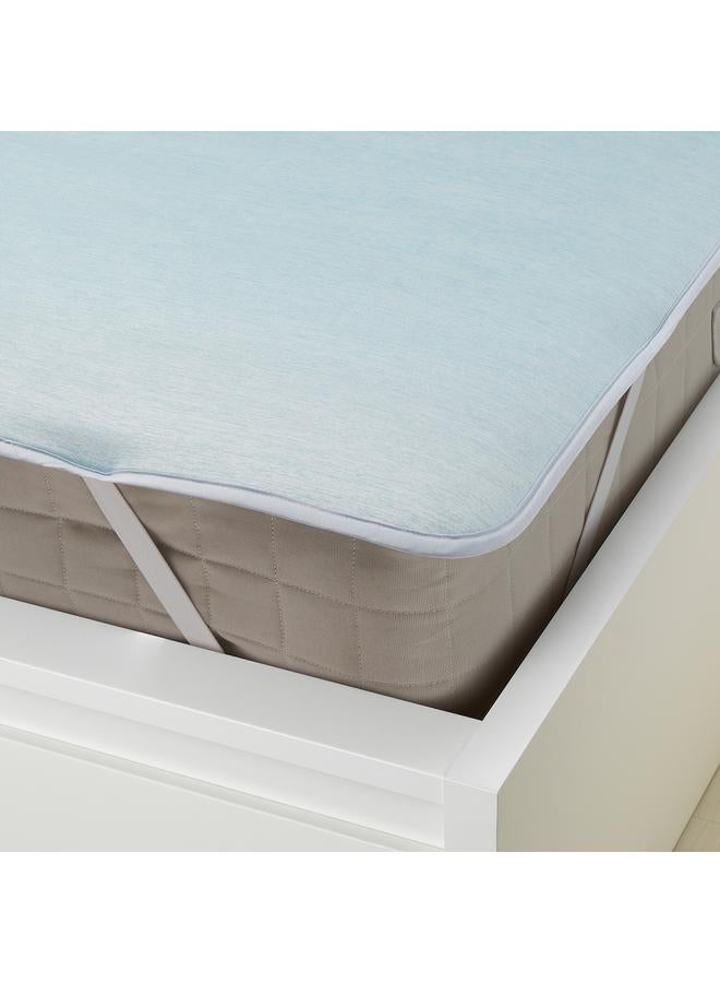 Zaboon Mattress protector, light blue, 160x200 cm - Image 2
