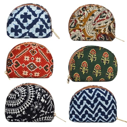 AT Ankit Traders Women's Clutch Potli Pack of 36 | Embelished Decorative Silk Curve Shaped Ethnic Potli Bag With Zipper | Traditional Gifting for Wedding, Haldi, Mehandi (LXW:-22 X 22 Cm) - Image 1