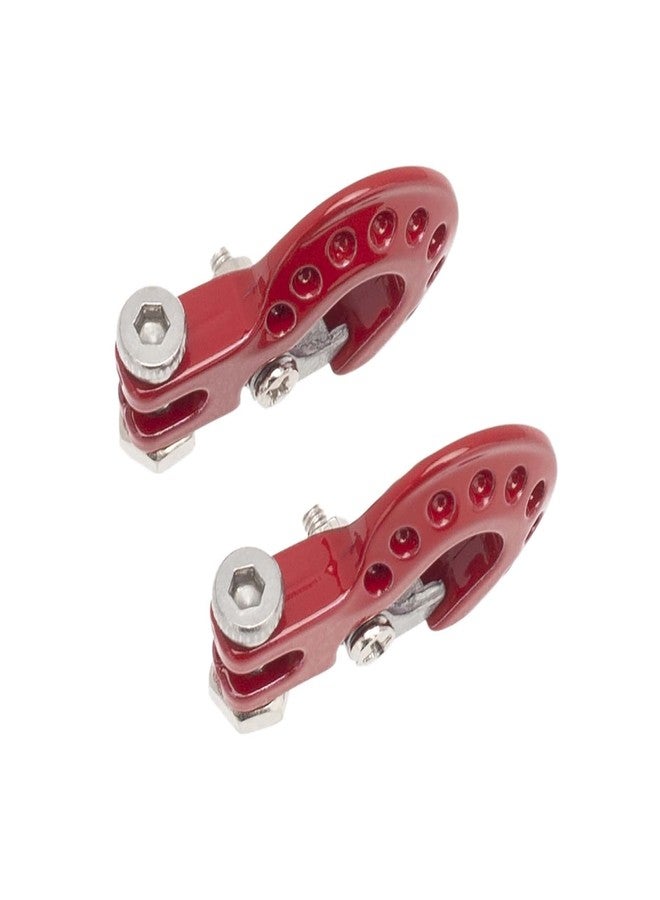 خطافات سحب مقطورة معدنية من لافينا RC Crawler، ملحقات سيارات التحكم عن بعد بمقياس 1/10 SCX10 Tamiya CC01 D90 D110 TF2 TRX4 (B، أحمر) - Image 5