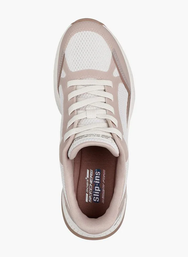 Skechers CREAM Women Lace-Up Sports Shoes for Women | Best Price UAE