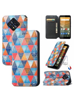 HuHa Case Cover For For Infinix Zero 8 CaseNeo Colorful Magnetic Leather Case with Holder & Card Slot & Wallet(Rhombus Mandala) 
