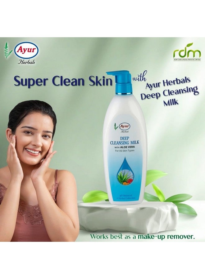 AYUR HERBALS Deep Pore Cleansing Milk, 500 ml, Pack of 2 - Image 2
