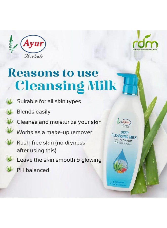 AYUR HERBALS Deep Pore Cleansing Milk, 500 ml, Pack of 2 - Image 3