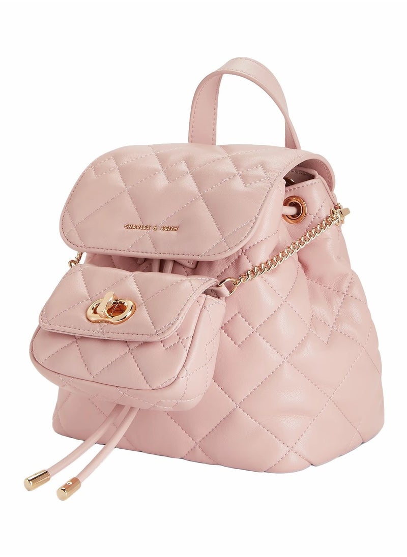 Charles & Keith Aubrielle Quilted Backpack  - Image 2