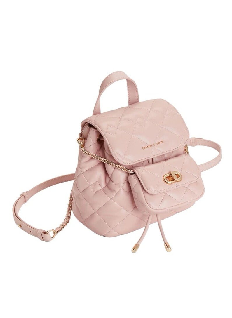 Charles & Keith Aubrielle Quilted Backpack  - Image 3