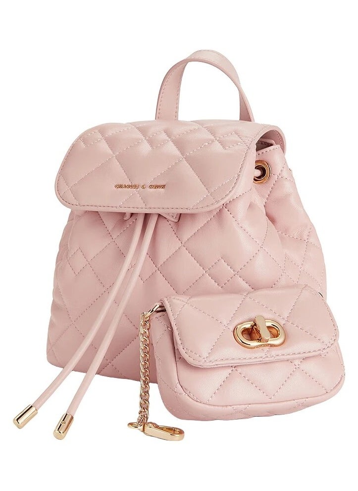 Charles & Keith Aubrielle Quilted Backpack  - Image 4