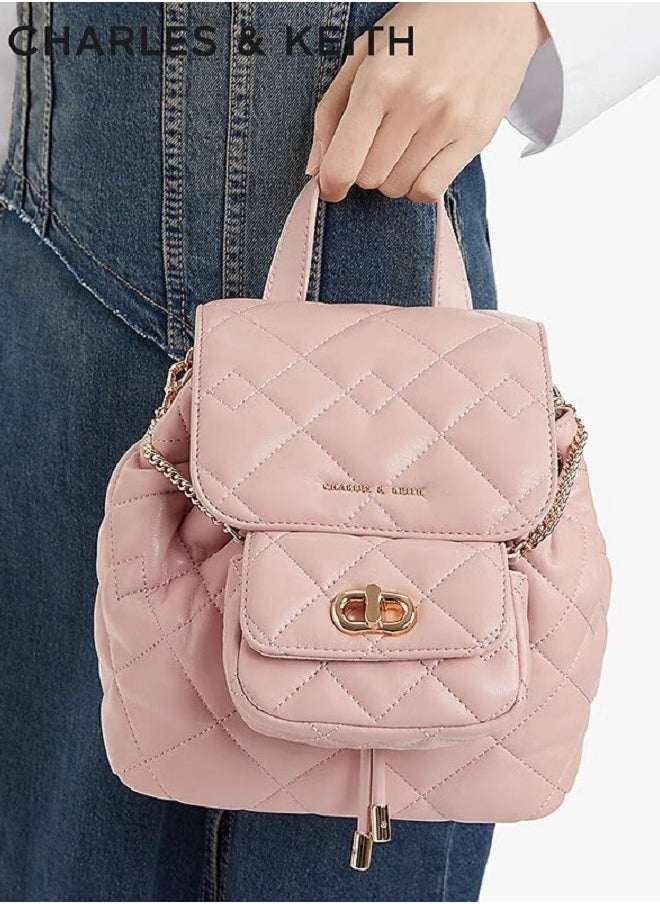 Charles & Keith Aubrielle Quilted Backpack  - Image 5