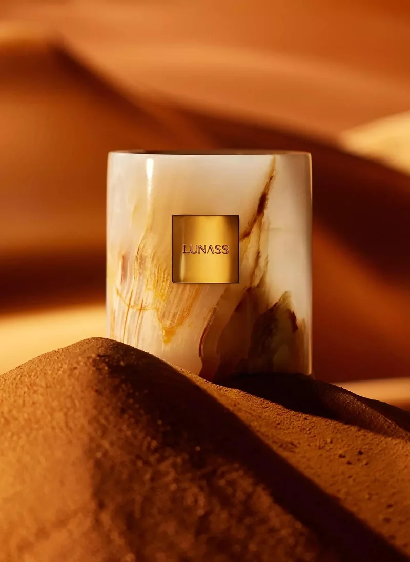 Lunass DUNES | Natural Onyx Refillable Candle