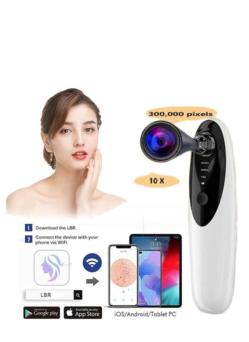 Y&D 4-In-1 Facial Pore Blackhead Remover Vacuum Cleaning Instrument,Blackhead with Camera(Wifi Real-Time Skin Screen) Upgraded Face Suction Cleanser  - Image 1