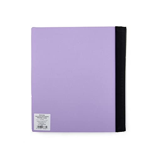 Mintra Office Durable PREMIUM Spiral Notebook, ((Lavender, 5 Subject (8.5in x 11in)) - Fabric Covered Coils, No Snags, College Ruled, Adjustable PocketDividers, Ruler, Organization, Student, School - Image 2