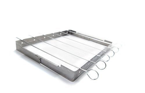 GrillPro 41338 Stainless Steel Shish Kebab Set - Image 1