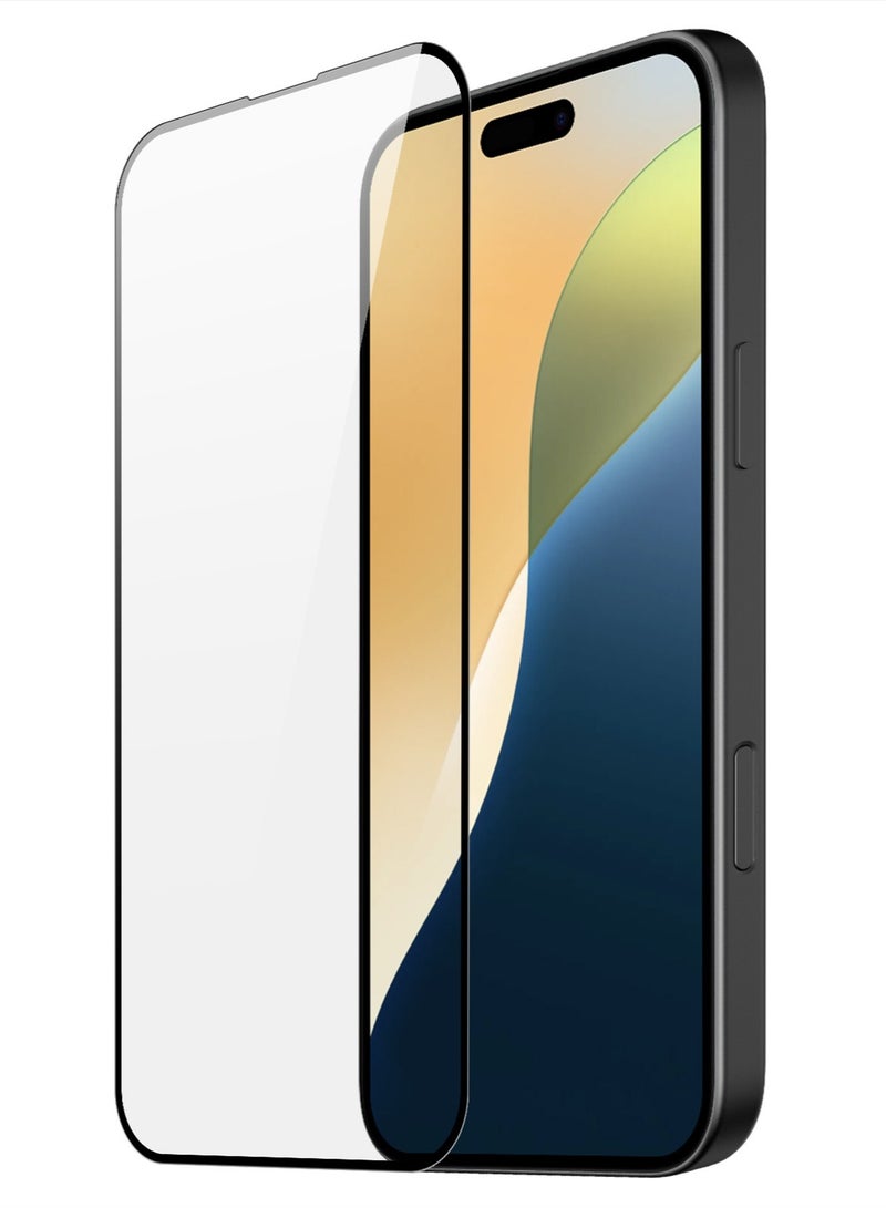 Screen Protector Tempered Glass, HD clarity, Full Glue, Bubble-free, Drop Protection, Anti-scratch, Full Coverage Screen Protector for iPhone 16 Pro Max - Image 1