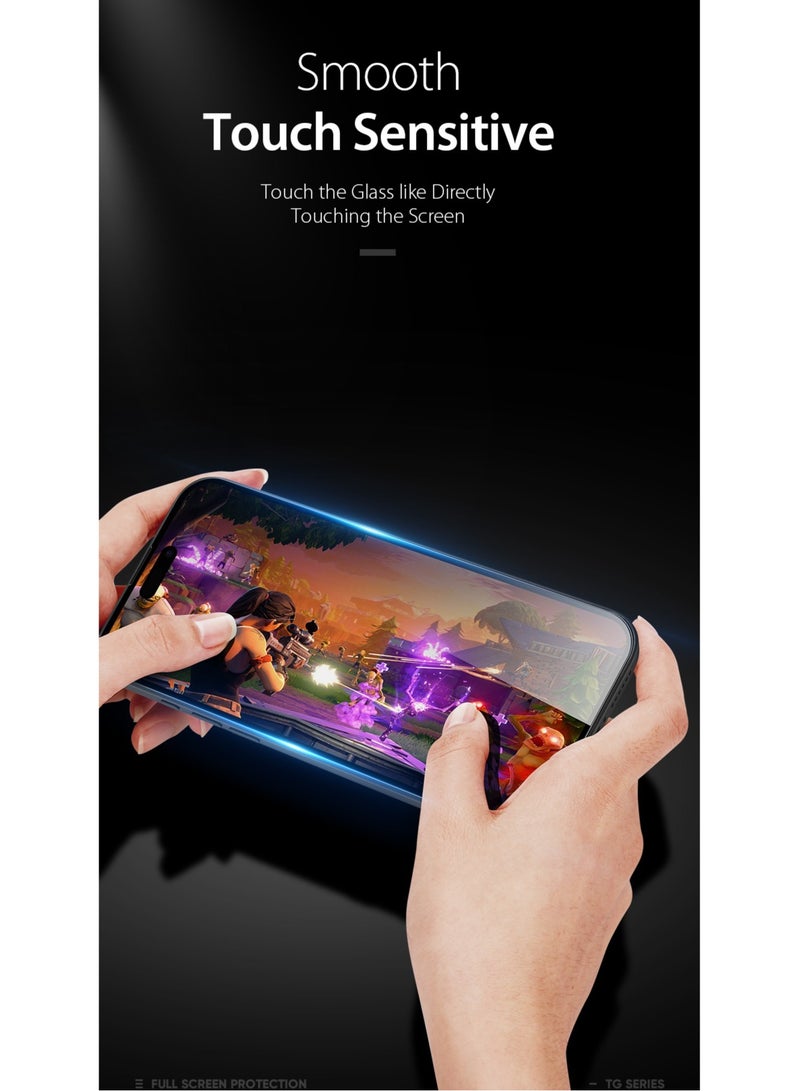 Screen Protector Tempered Glass, HD clarity, Full Glue, Bubble-free, Drop Protection, Anti-scratch, Full Coverage Screen Protector for iPhone 16 Pro Max - Image 3