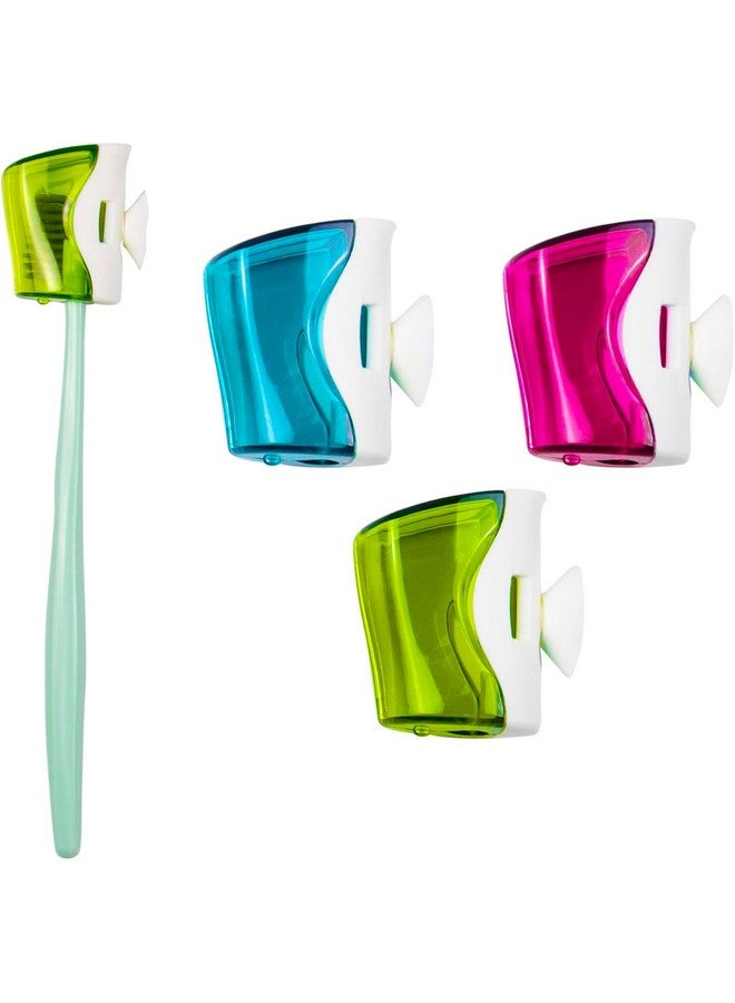 أوير , مجموعة من 3 أغطية لرأس فرشاة الأسنان مع حامل غطاء فرشاة أسنان مضاد للغبار وغطاء رائع لحماية فرشاة الأسنان للاستخدام المنزلي والسفر في الهواء الطلق والتخييم - Image 1