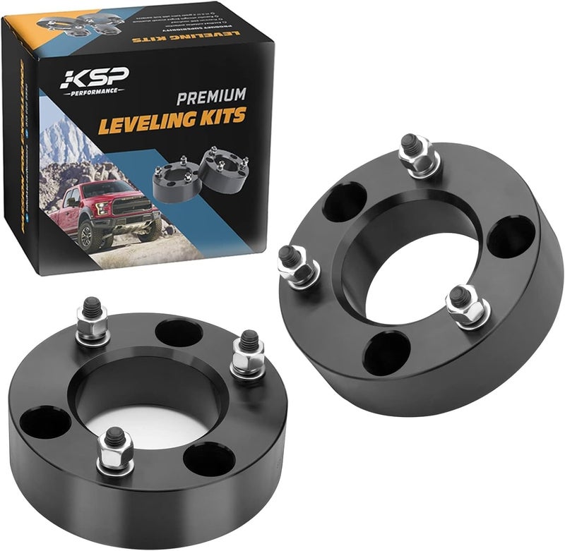 KSP PERFORMANCE 2.5" Leveling Lift Kit, Front Lift Kit for 2004-2019 Ford F150, 03-18 Expedition, 05-08 Lincoln Mark LT,Strut Spacers Raise Front 2.5 inch - Image 1