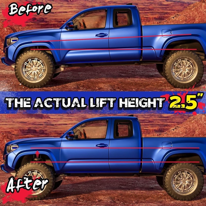 KSP PERFORMANCE 2.5" Leveling Lift Kit, Front Lift Kit for 2004-2019 Ford F150, 03-18 Expedition, 05-08 Lincoln Mark LT,Strut Spacers Raise Front 2.5 inch - Image 5