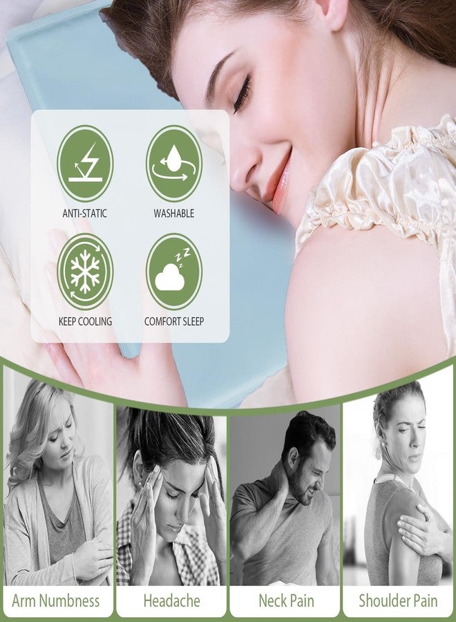 Soulagers Cold Pad, Ice Pillow Cold Pad - Reusable Cold Pack - Cool, Comfortable & Pain Relieving for Home & Outdoors (Green - Image 3