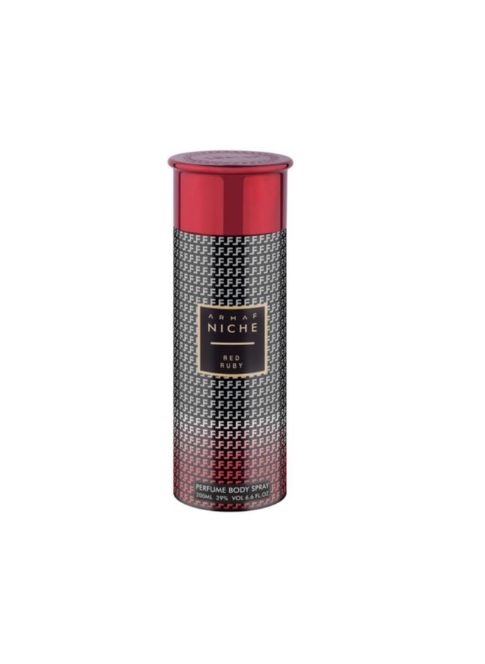 Armaf Red Ruby Body Spray For Women 200ml 