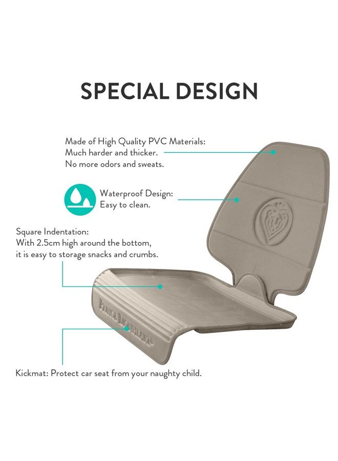 Prince Lionheart Car Seat Protector. The only 2 stage Seatsaver Designed with Thick padding, Nonabsorbent, waterproof, PVC foam material. Comparable with all baby and toddler car seats. (Beige) - Image 4