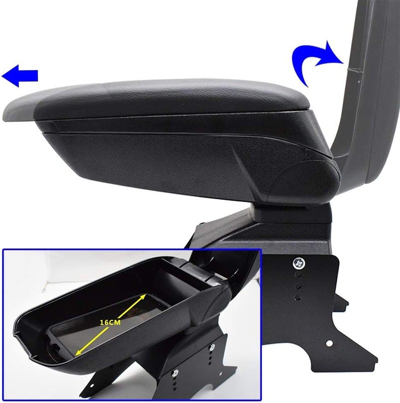 QASULER Adjustable Universal Car Armrest - Image 3