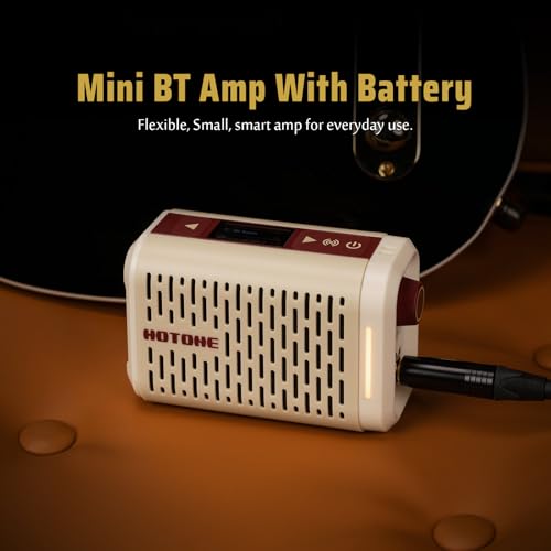 HOTONE Pulze Mini 5W Mini Smart Guitar AmpHeadphone Amp with BT Speaker Mobile APP for Electric Guitar Acoustic or BassIncl 5PCS Custom Guitar Picks by VOLKTONE - Image 3