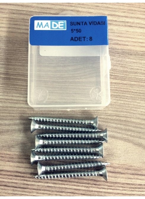 Made Quality Chipboard Screw 5*50 Mm (8 Pieces)  - Image 2