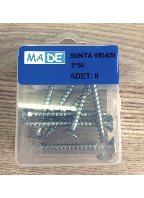 Made Quality Chipboard Screw 5*50 Mm (8 Pieces)  - Image 3