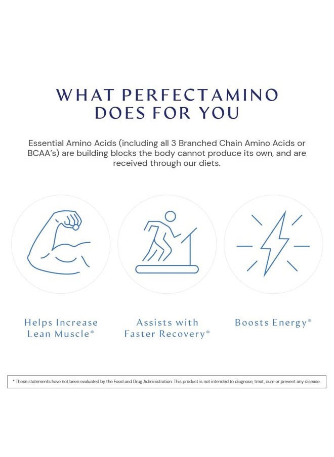 BODYHEALTH - PerfectAmino (300 ct) Easy to Swallow Tablets, Essential Amino Acids Supplement with BCAAs, Vegan Protein for Pre/Post Workout & Muscle Recovery with Lysine, Tryptophan, Leucine, Methionine - Image 1