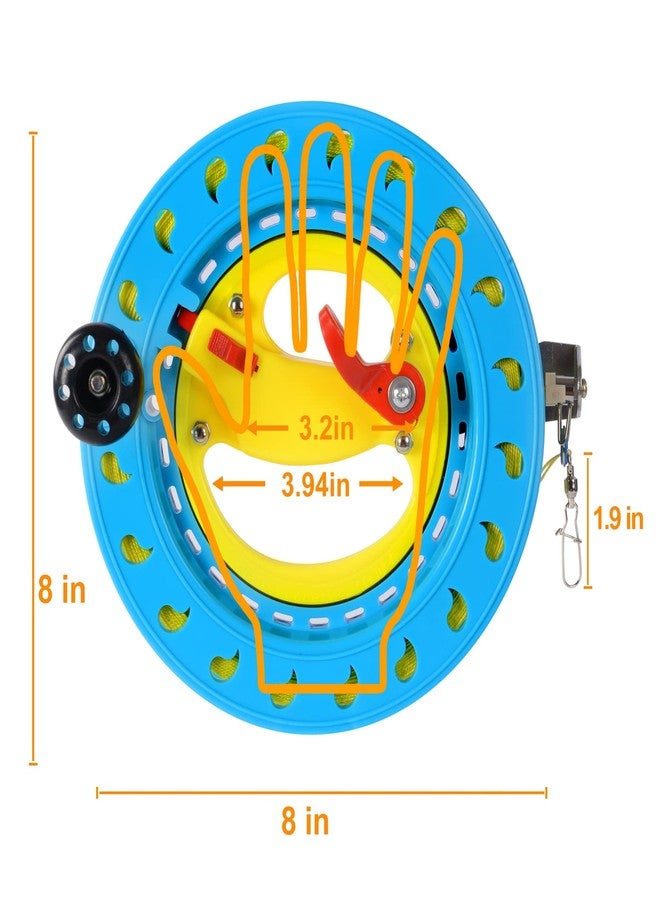 MIGREON Kite String Reel Winder with Brake, 1000ft 75 lbs Durable Line Kite String Tools for Adults/Kids/Teens/Women, with Safety Gloves - Image 4
