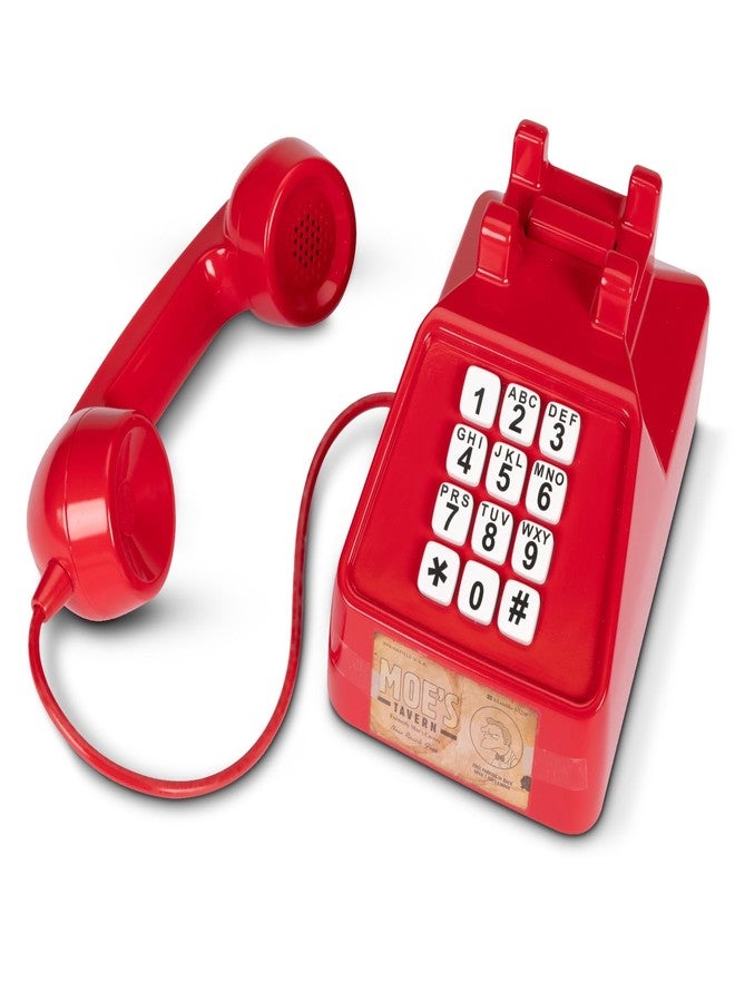 Jakks Disney The Simpsons Moe’s Prank Phone, Feature Iconic Telephone from Moe’s Tavern, Over 10 Prank Calls and Phrases - Image 1