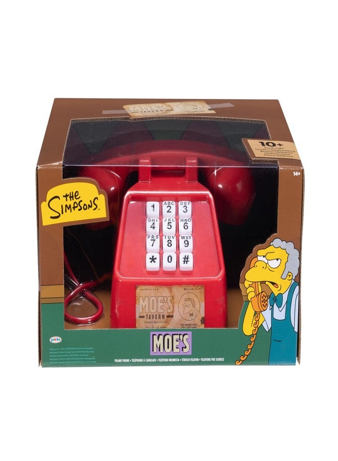 Jakks Disney The Simpsons Moe’s Prank Phone, Feature Iconic Telephone from Moe’s Tavern, Over 10 Prank Calls and Phrases - Image 3