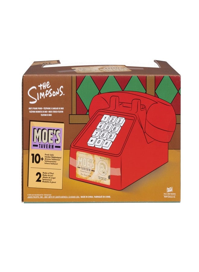 Jakks Disney The Simpsons Moe’s Prank Phone, Feature Iconic Telephone from Moe’s Tavern, Over 10 Prank Calls and Phrases - Image 4