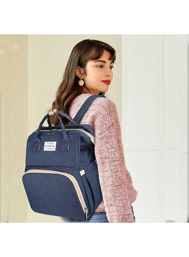 Smart multi-functional diaper bag for mothers with a portable and foldable baby bed - Image 4