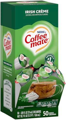 Coffee Mate Coffeemate Liquid Creamer Singles  Irish Creme  50 ct - Image 1