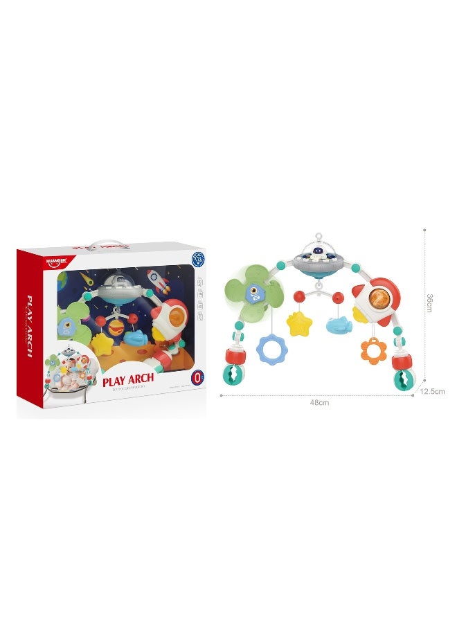 HUANGER قوس لعب متعدد الاستخدامات للأطفال للسرير وعربة الأطفال - Image 2