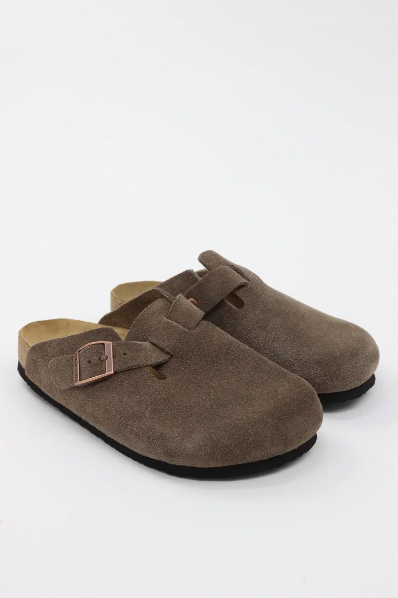 Walk Well Walk Well Genuine Cow Suede Leather Clogs