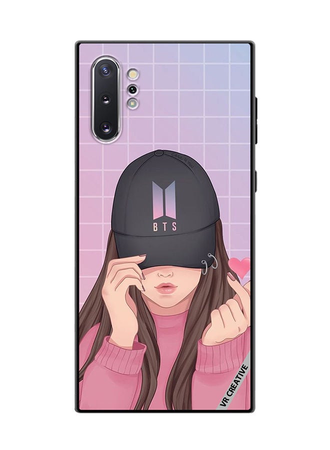 VR CREATIVE Protective Case Cover For Samsung Galaxy Note10 Plus 5G Bts Cap Girl Design Multicolour - Image 1
