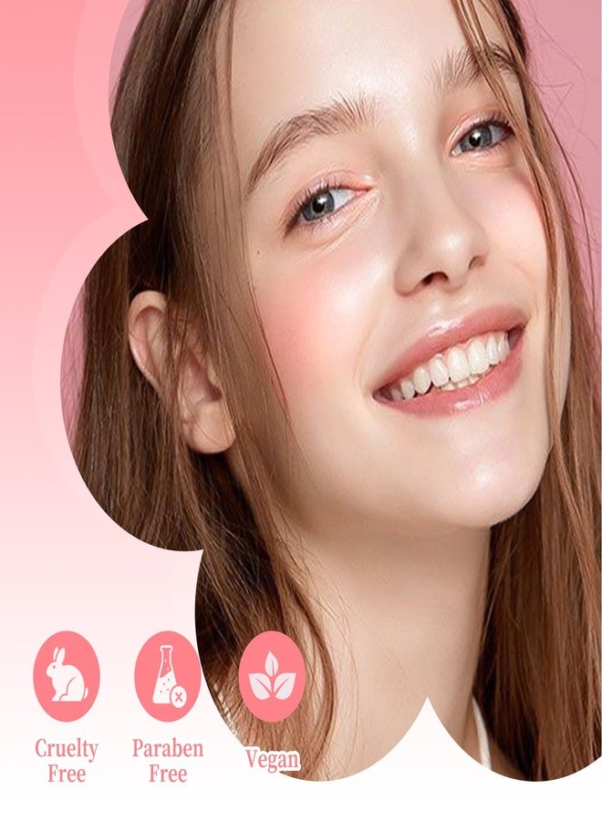 COLOR NYMPH ختم سائل بلشر نيمف الملون، بلشر وجه متعدد الاستخدامات丨بلشر مكياج للعيون، الشفاه والخدود، مرطب، قابل للبناء وصيغة تدوم طويلاً، نباتي وخالي من القسوة (وردي ضبابي) - Image 4