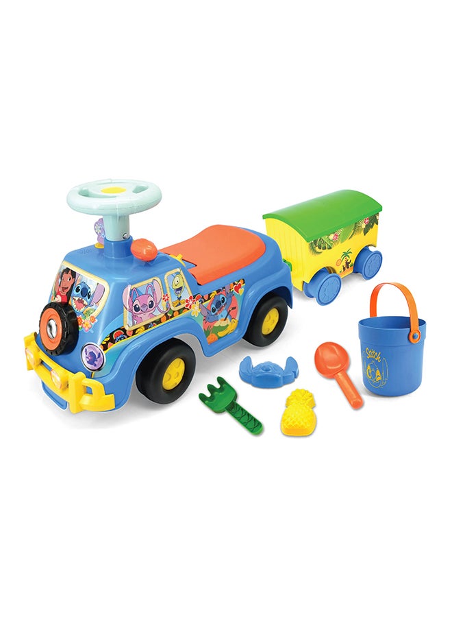 Kiddieland | Lights 'n' Sounds Stitch's Camper with Trailer - Image 1