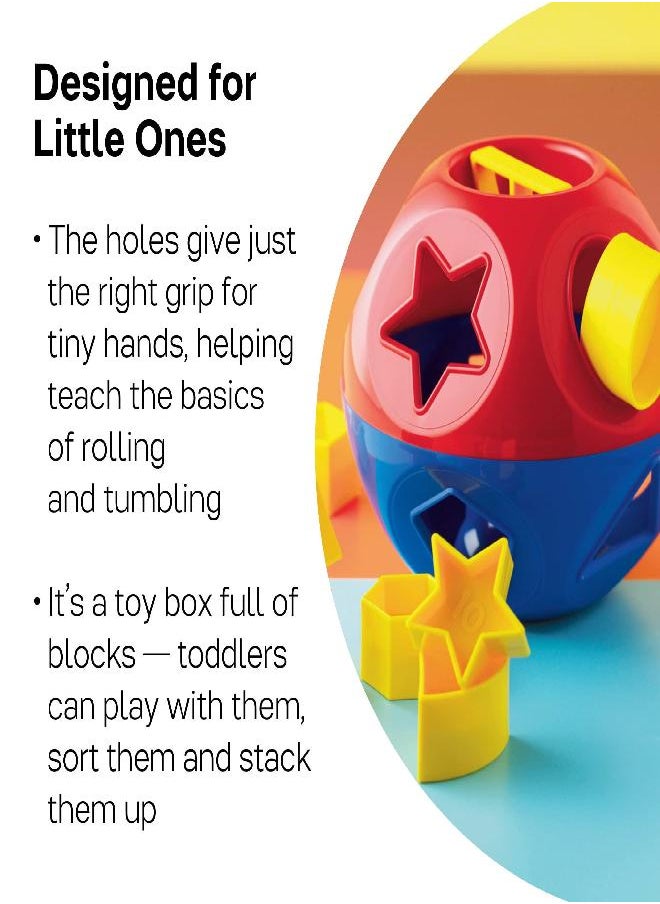 Tupperware - Tupperware Brand Shape-O Toy - BPA Free - Shape-O Sorter Toy for Babies & Toddlers Ages 12 Months & Up - Promotes Motor & Problem-Solving Skills - Image 1