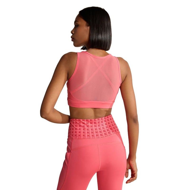 KICA High Impact & Full Coverage Mesh Sports Bra Red (XL) - Image 5
