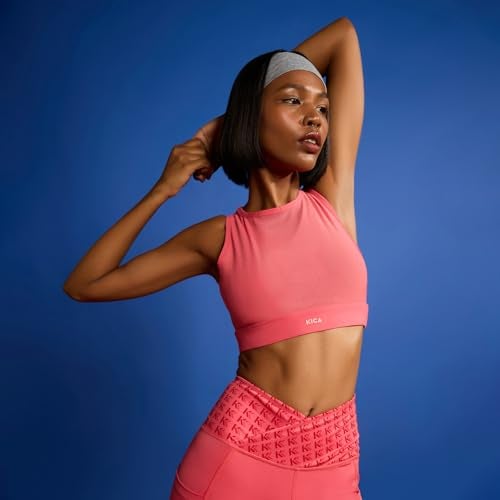KICA High Impact & Full Coverage Mesh Sports Bra Red (XL) - Image 4