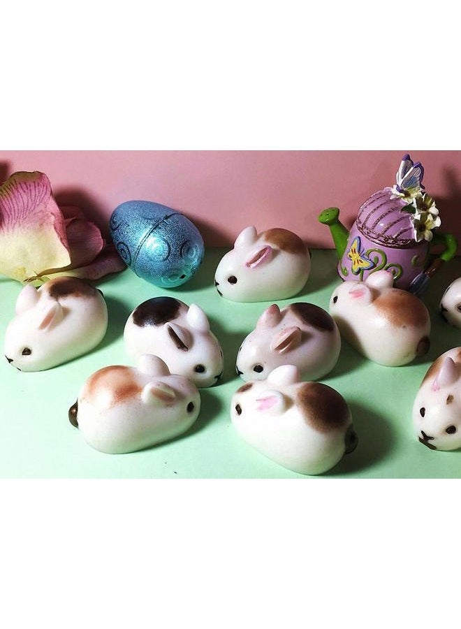 HiParty Hi-Party 2 Pack Small 3D Rabbit & Pig Soap Molds, Bunny Piggy Farm Animals Silicone Chocolate Candy Molds Mousse Cake Mould Plaster Crayon Melt Cake Topper Decorating Tools - Image 5