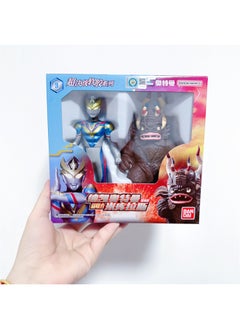 Authentic Bandai Dinosaursaurio Agrux Race King Tao Man Monster Battle Soft Rubber Doll Toy Action Figure Collectible For Kids-Color:69084 Dekai Strongly United Mikuras