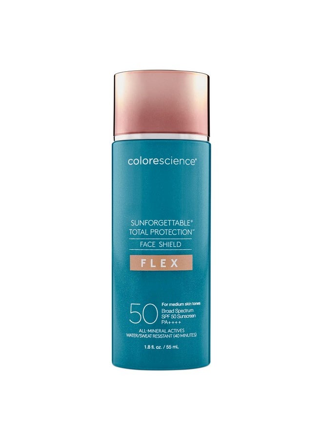 Colorescience - Colorescience Total Protection Face Shield Flex SPF 50, Zinc Oxide Formula, Medium, 1.8 fl. oz. - Image 1