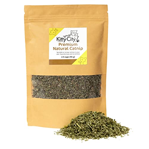 Kitty City Cat Premium Natural Catnip Collection, Catnip Bag - Image 1