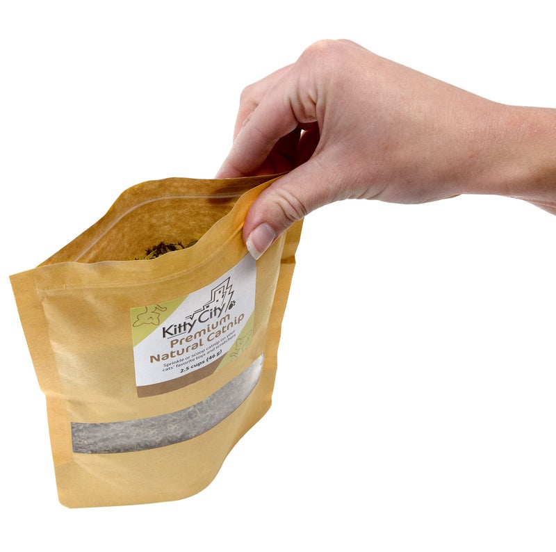 Kitty City Cat Premium Natural Catnip Collection, Catnip Bag - Image 2
