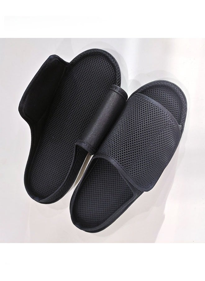 Beauenty Diabetic Shoes, Extra Wide Width Open Toe Sandals, Adjustable Arthritis Edema Slippers for Elderly  - Image 3