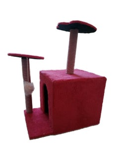 Cat house covered eith velevet with two platforms and scratching posts -pink - pzsku/Z76DF7765DC67851CC434Z/45/_/1716932702/c4219138-e9e3-43f9-ae41-dd12bbe0bdca